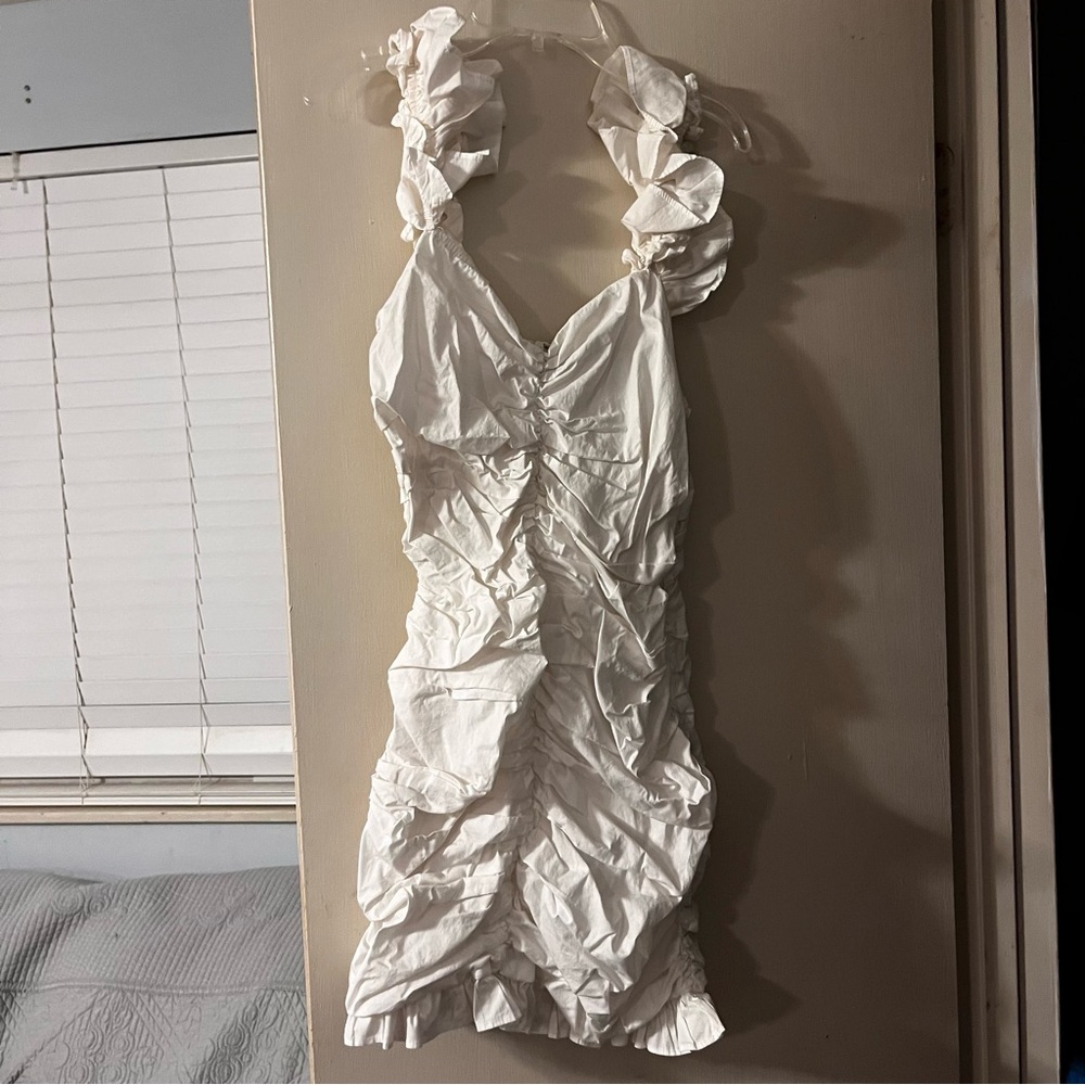 DO + BE white mini dress
